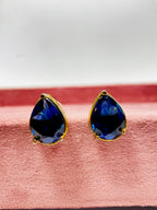 Candace studs- Dark Blue