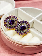 Round Studs- lavender